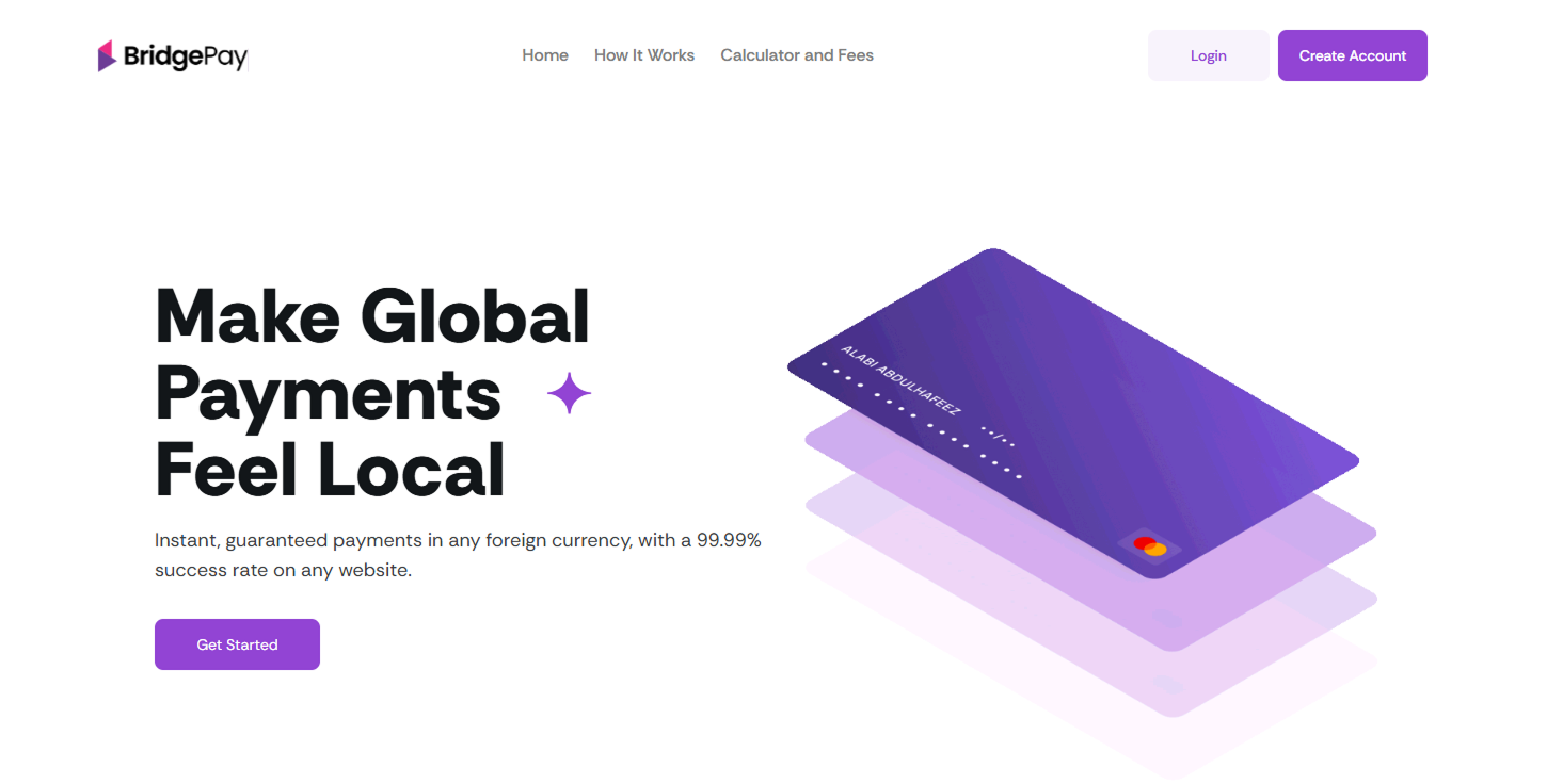 Fintech site