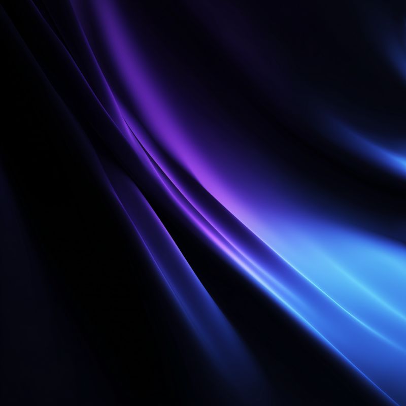 Abstract silk waves in violet-blue gradient