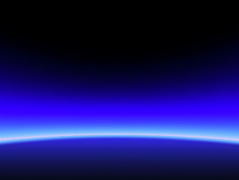 Abstract Space Horizon Blue Gradient