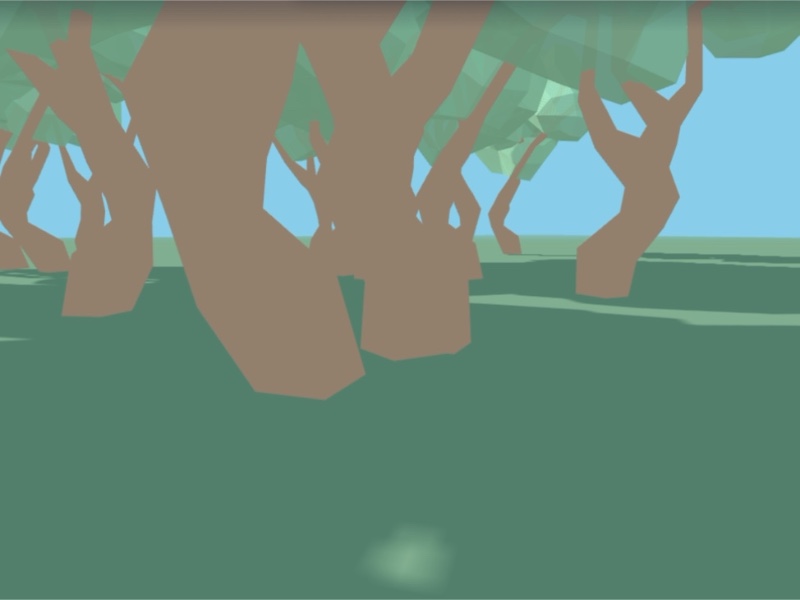 Preview for 3D Tree Scene Landing Page Template