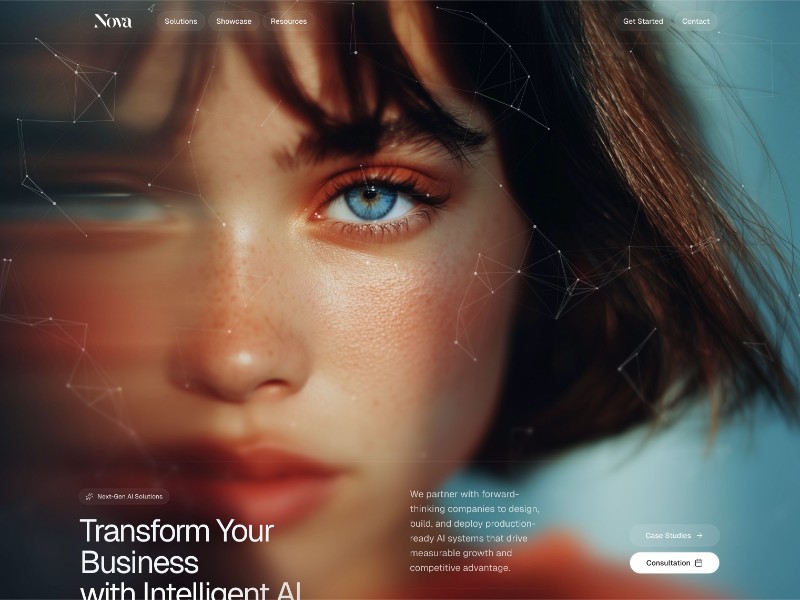 Preview for AI Systems Landing Page Template