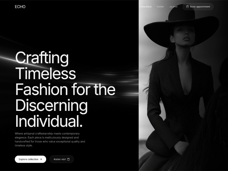 Preview for Luxury Fashion Landing Page Template